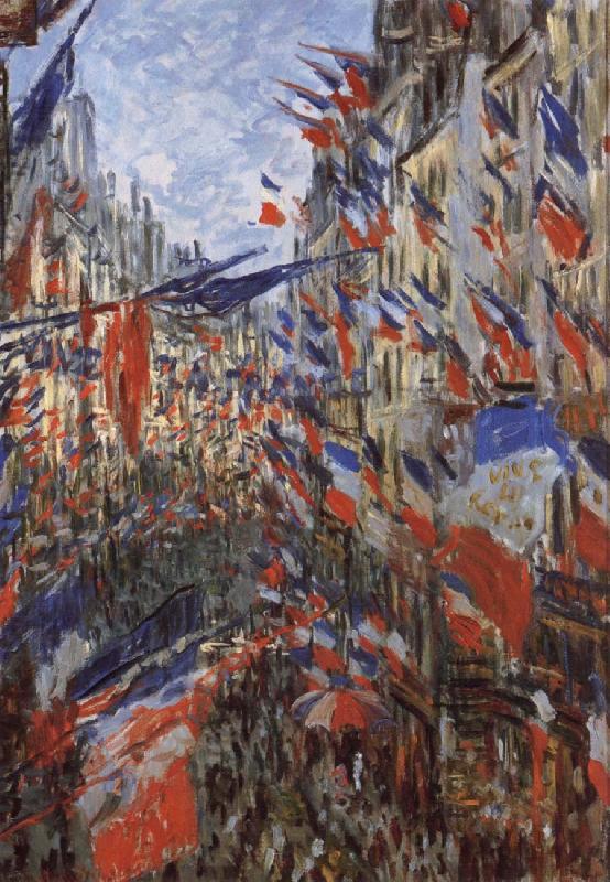 Claude Monet Rus Saint-Denis,Festivities of 30 June